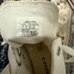 White high top converse